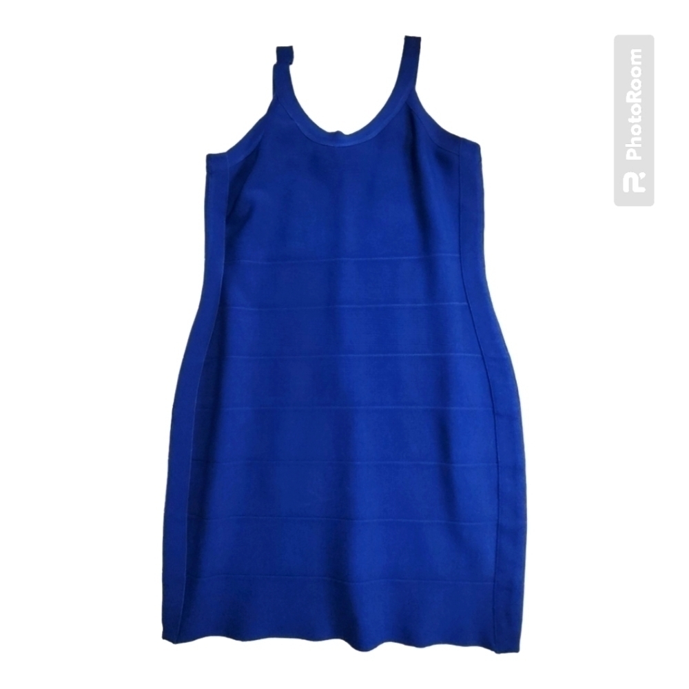 ❤️CACHE royal blue bodycon bandage mini dress